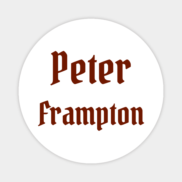 Peter Frampton Magnet by Jun's gallery